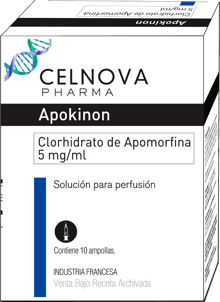 Celnova - Apokinon: Solución para perfusión